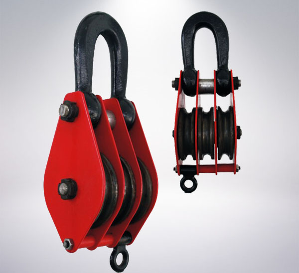 Three Wheels Pulley With Ring