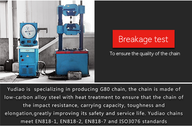 High strength G80 load chain